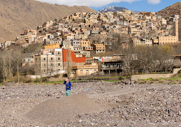 "Touching the Sky" (2016):  The village of Imlil at roughly 6000 feet in the Atlas Mountains.