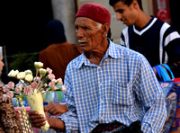 Flower Seller:  Main Market, Tunis (2013).