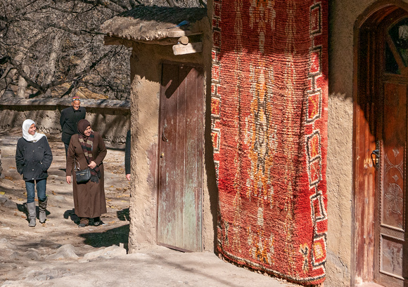 "Road to Imlil" (2016):  On the walk from Asni to Imlil.