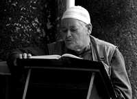 "Studying the Book" (2018): Al-Kabir Mosque, Nablus.